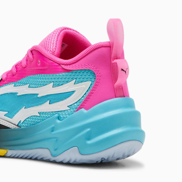 Scoot Zeros NL Youth Basketball Shoes, Bright Aqua-Ravish, large-ZAF