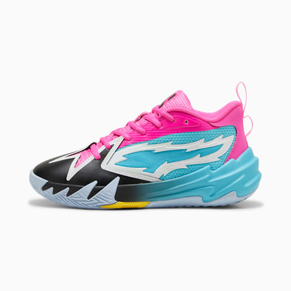 Scoot Zeros NL Youth Basketball Shoes, Bright Aqua-Ravish, large-ZAF