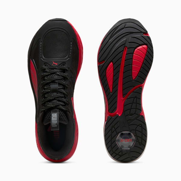 X-Cell Lightspeed Running Shoe, PUMA Black-For All Time Red, large-ZAF