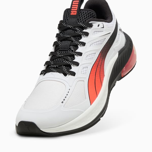 X-Cell Lightspeed Running Shoe, PUMA White-Glowing Red, large-ZAF