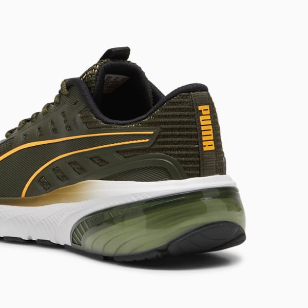 Cell Glare Running Shoes, Dark Olive-Sun Stream-PUMA Black, large-ZAF