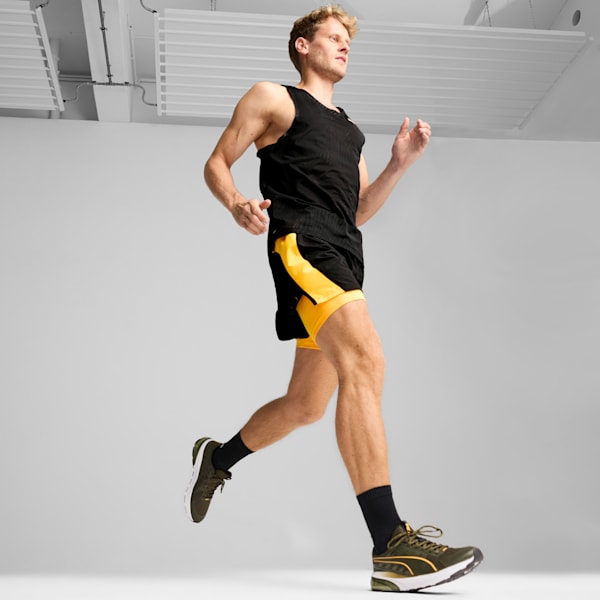 Cell Glare Running Shoes, Dark Olive-Sun Stream-PUMA Black, large-ZAF