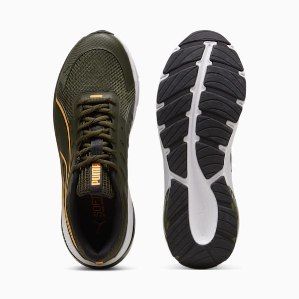 Cell Glare Running Shoes, Dark Olive-Sun Stream-PUMA Black, large-ZAF