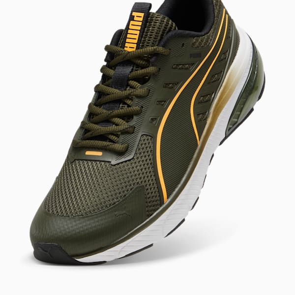 Cell Glare Running Shoes, Dark Olive-Sun Stream-PUMA Black, large-ZAF