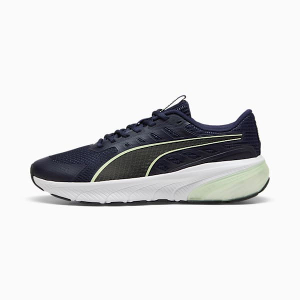 Cell Glare Running Shoes, PUMA Navy-Cool Cucumber-PUMA Black, large-ZAF