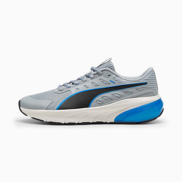 Cell Glare Running Shoes, Cool Mid Gray-PUMA Team Royal-PUMA Black, large-ZAF
