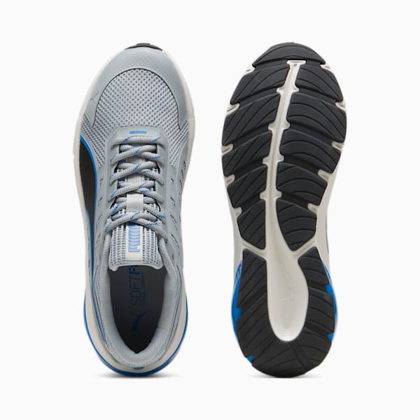 Cell Glare Running Shoes, Cool Mid Gray-PUMA Team Royal-PUMA Black, large-ZAF