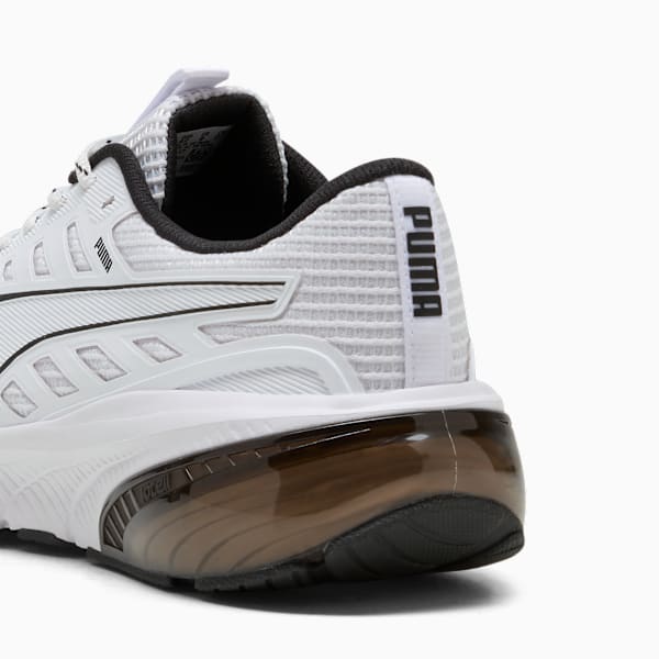 Cell Glare Running Shoes, PUMA White-PUMA Black, large-ZAF