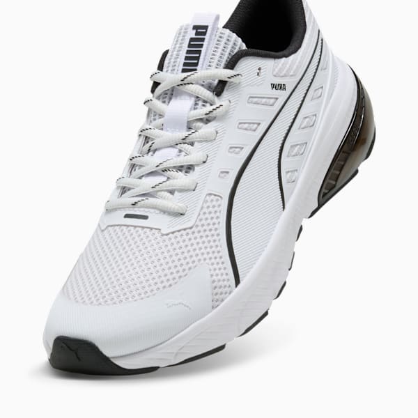 Cell Glare Running Shoes, PUMA White-PUMA Black, large-ZAF