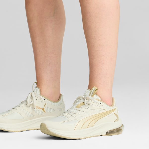 Tenis de running X-Cell Lightspeed para mujer, Frosted Ivory-PUMA Gold, large-MEX
