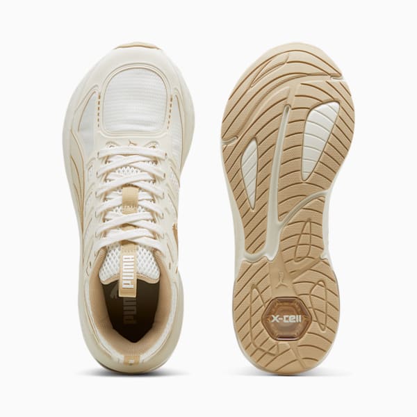 X-Cell Lightspeed Women's Running Shoe, Frosted Ivory-PUMA Gold, large-ZAF
