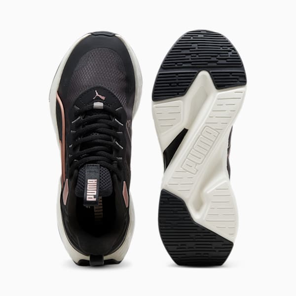 Zapatilla de running Softride Sway, PUMA Black-Cool Dark Gray-Warm White-Rose Gold, large-ARG