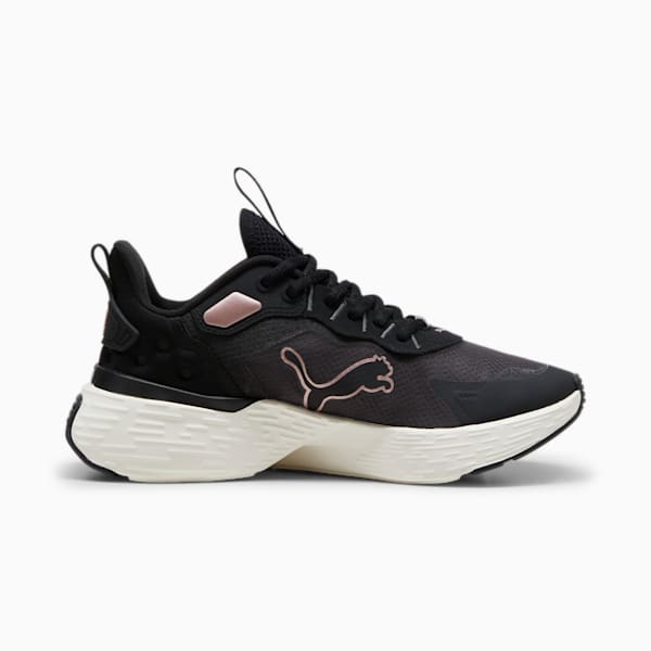 Zapatilla de running Softride Sway, PUMA Black-Cool Dark Gray-Warm White-Rose Gold, large-ARG