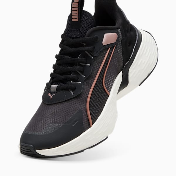 Zapatilla de running Softride Sway, PUMA Black-Cool Dark Gray-Warm White-Rose Gold, large-ARG