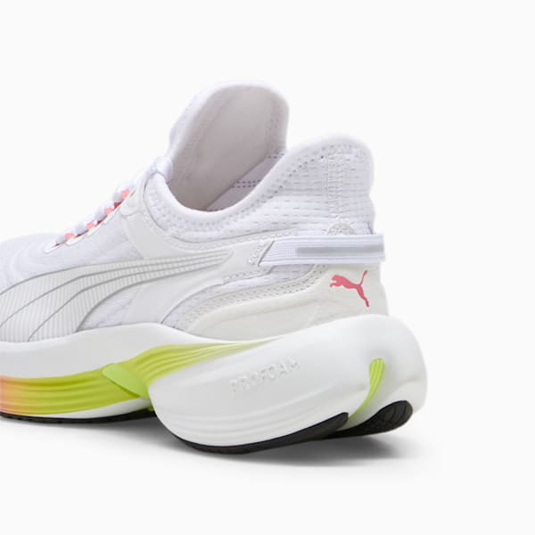 Zapatillas de running Conduct Pro, PUMA White-Silver Mist-Lime Pow, large-ARG