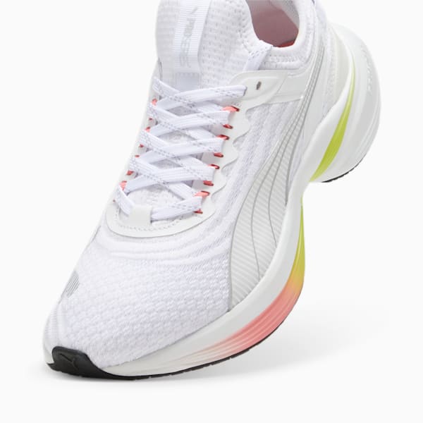 Zapatillas de running Conduct Pro, PUMA White-Silver Mist-Lime Pow, large-ARG