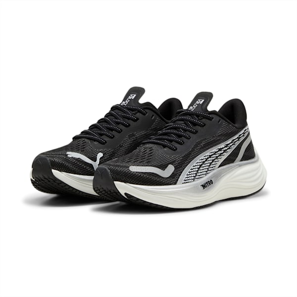Zapatillas de running para mujer Velocity NITRO™ 3, PUMA Black-PUMA Silver-PUMA White, large-ARG