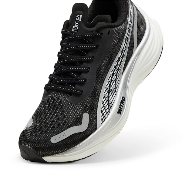 Zapatillas de running para mujer Velocity NITRO™ 3, PUMA Black-PUMA Silver-PUMA White, large-ARG