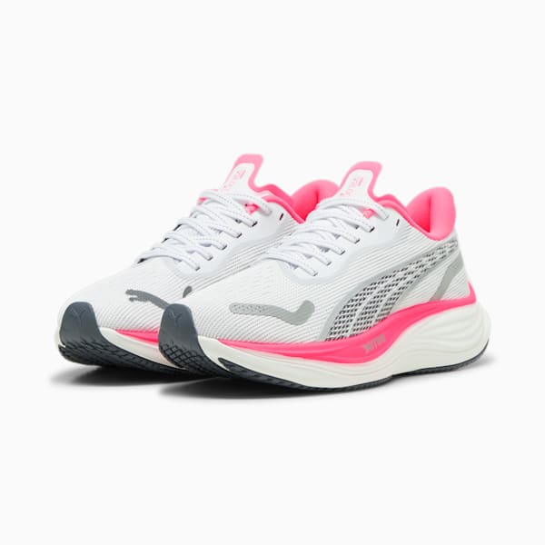 Zapatillas de running para mujer Velocity NITRO™ 3, PUMA White-Sunset Glow, large-ARG