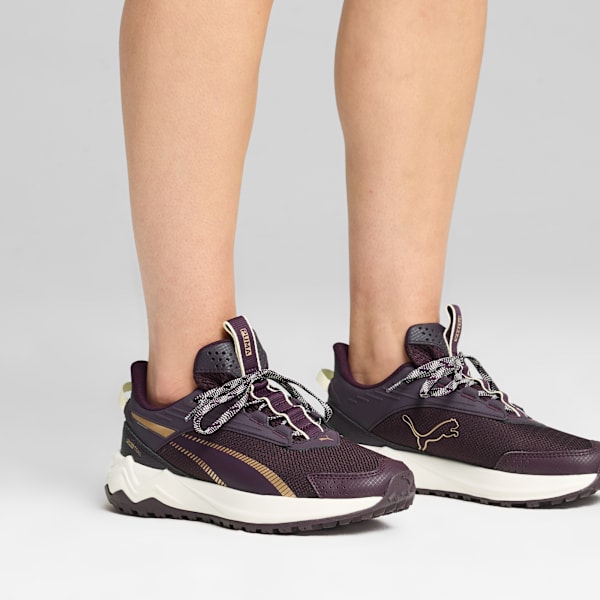 Zapatilla Running Extend Lite ADP, Midnight Plum-PUMA Gold, large-ARG