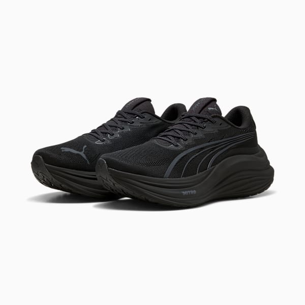 MagMax NITRO™ Running Shoes Men, PUMA Black-Galactic Gray, large-MEX