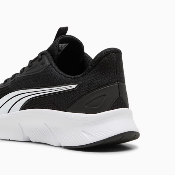 FlexFocus Lite Modern Running Shoes Unisex, PUMA Black-PUMA White, large-ZAF