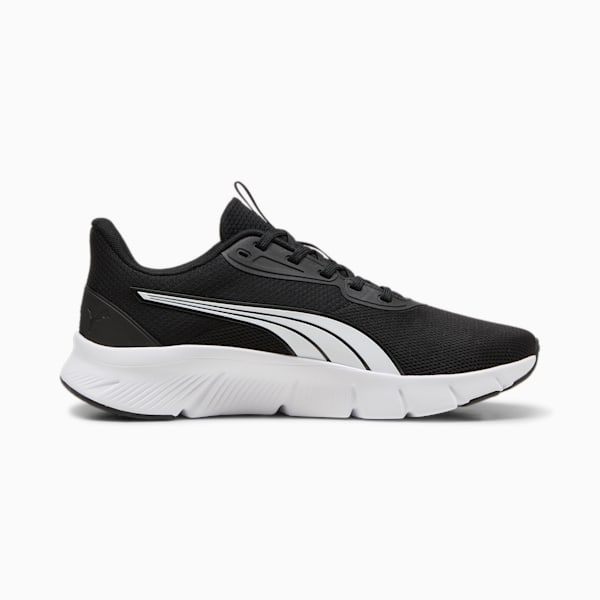 FlexFocus Lite Modern Running Shoes Unisex, PUMA Black-PUMA White, large-ZAF