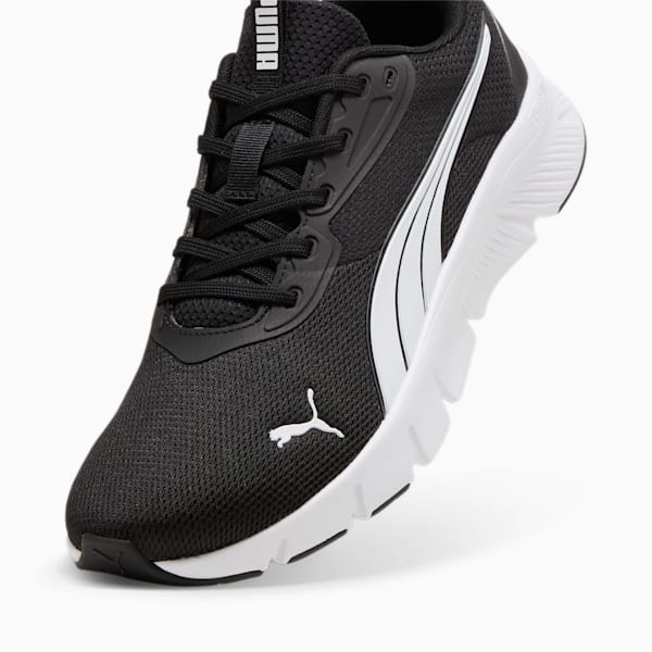 FlexFocus Lite Modern Running Shoes Unisex, PUMA Black-PUMA White, large-ZAF
