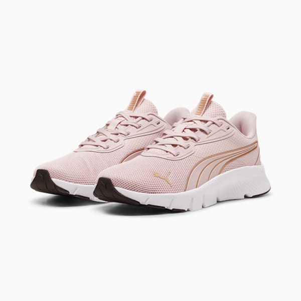 FlexFocus Lite Modern Running Shoes Unisex, Mauve Mist-PUMA Gold, large-ZAF