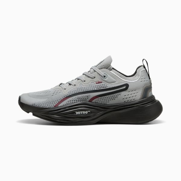 Zapatillas de training PWR NITRO™ SQD 2, Gray Echo-PUMA Black-Ruby Shimmer-PUMA White, large-ARG