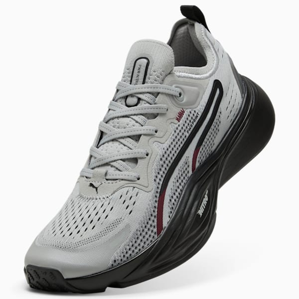 Zapatillas de training PWR NITRO™ SQD 2, Gray Echo-PUMA Black-Ruby Shimmer-PUMA White, large-ARG