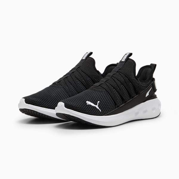 Tenis unisex running SOFTRIDE Carson Fresh, PUMA Black-PUMA Black-PUMA White, large-MEX