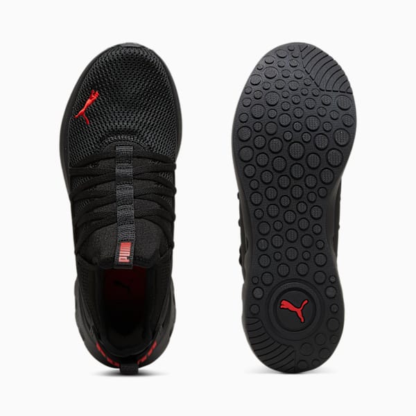 Tenis unisex running SOFTRIDE Carson Fresh, PUMA Black-For All Time Red, large-MEX