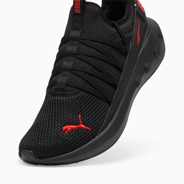 Tenis unisex running SOFTRIDE Carson Fresh, PUMA Black-For All Time Red, large-MEX