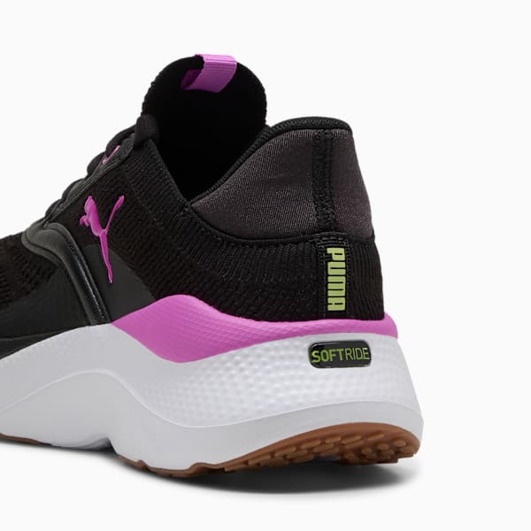 Tenis mujer running Softride Mayve para mujer, PUMA Black-Pure Magenta-Yellow Alert, large-MEX