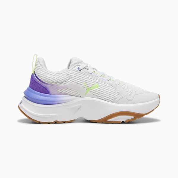 Zapatillas Softride Divine para mujer, Feather Gray-Fizzy Apple-Dark Amethyst, large-ARG