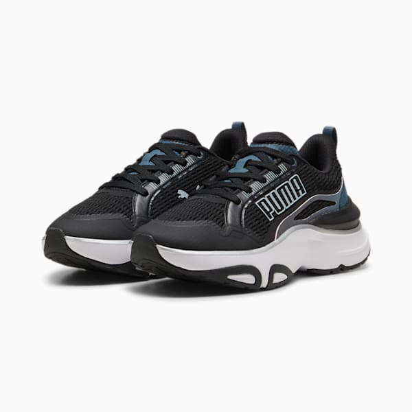 Zapatillas Softride Divine Metal para mujer, PUMA Black-Gray Skies-Frosted Dew, large-ARG