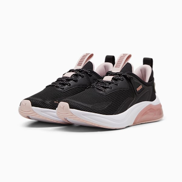 Cell Thrill Running Shoes Unisex, PUMA Black-Rose Gold-Mauve Mist, large-ZAF