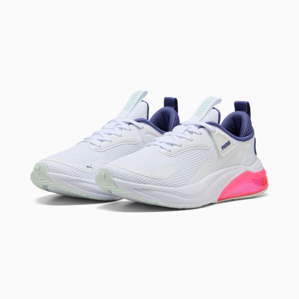 Cell Thrill Running Shoes Unisex, PUMA White-Blue Crystal, large-ZAF
