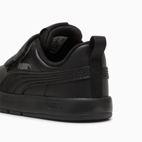 Courtflex V3 Sneakers Toddlers, PUMA Black-PUMA Black-Cast Iron, large-MEX