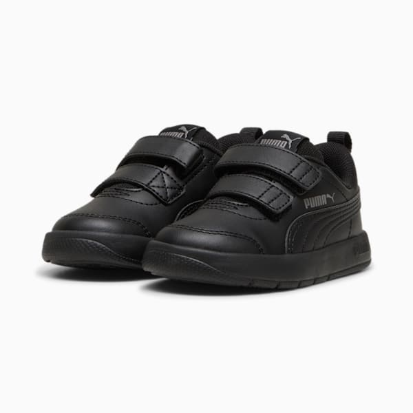 Courtflex V3 Sneakers Toddlers, PUMA Black-PUMA Black-Cast Iron, large-MEX