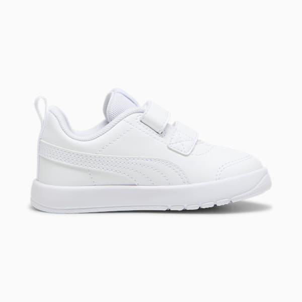 Tenis Courtflex V3 para niños pequeños, PUMA White-PUMA White-Silver Mist, large-MEX