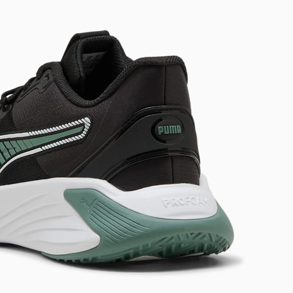 PWR Hybrid Training Shoes, PUMA Black-Green Moon-PUMA White, large-MEX