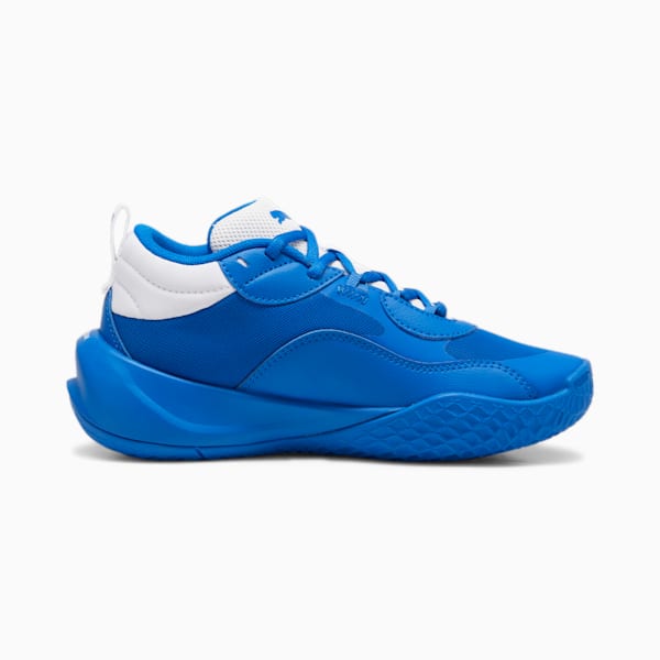 Tenis de básquetbol Playmaker Pro para niños grandes, PUMA Team Royal-PUMA White, large-MEX