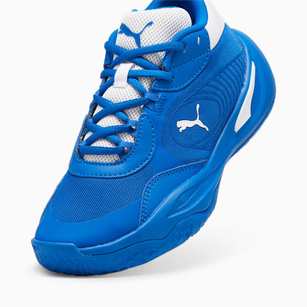 Tenis de básquetbol Playmaker Pro para niños grandes, PUMA Team Royal-PUMA White, large-MEX
