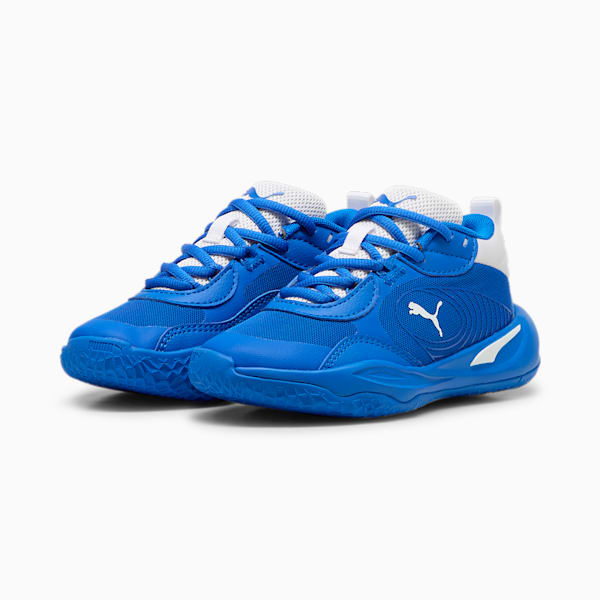 Playmaker Pro Basketball Shoes Kids, PUMA Team Royal-PUMA White, large-MEX