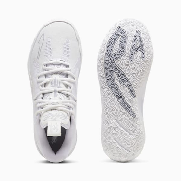 Zapatillas de Basket MB.03 Lo, PUMA White-Gray Fog, large-ARG