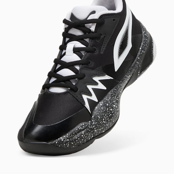 Zapatillas de basketball Genetics Speckle unisex, PUMA Black-PUMA White, large-ARG