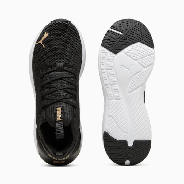 Tenis mujer running SOFTRIDE Symmetry Fuzion, PUMA Black-PUMA Gold, large-MEX