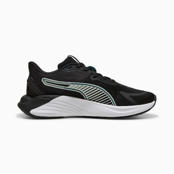 PWR Hybrid Training Shoes Women, PUMA Black-Sage Frost-Green Terrain, large-ZAF